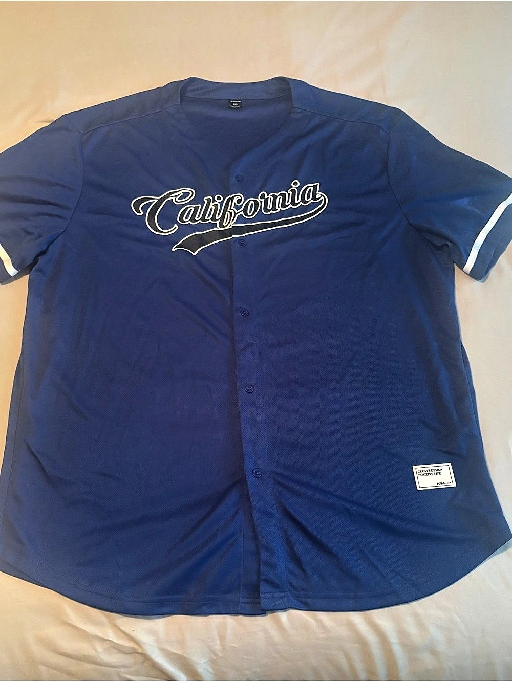 Blue Baseball Jersey Like New